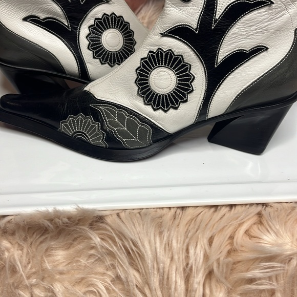 MATERIA PRIMA by GOFFREDO FANTINI LEATHER BOOTS VINTAGE SIZE 10 Never worn - Picture 4 of 10